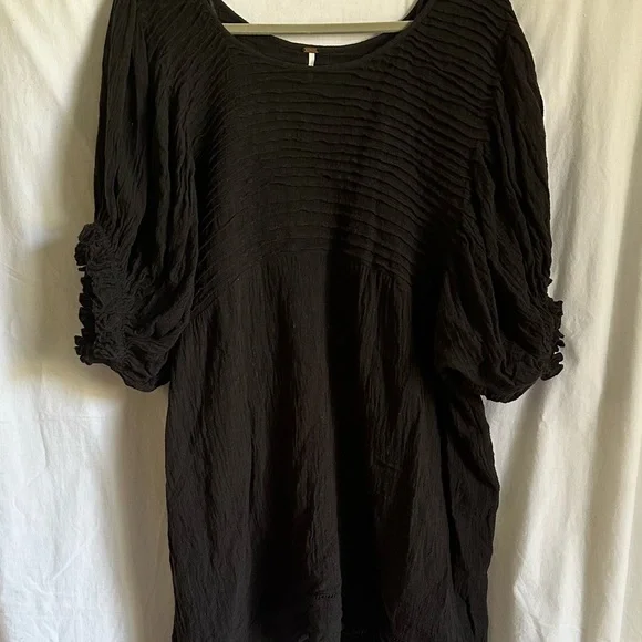 Free People Black Tunic Top - Picture 7 of 9